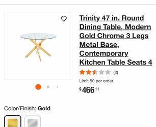 Dining Table Only – No Chairs Included