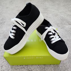 Womens Gianni Bini MarnahTwo Lace-Up Platform Sneakers Size 7