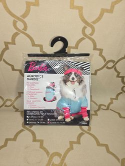 Dog Costume Aerobics Barbie X- LARGE  Size Halloween Party Clothes Retro New