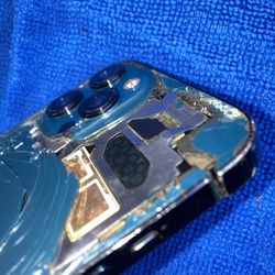 Unlocked 12 Pro Max 128gb Back Cracked Any sim Works 