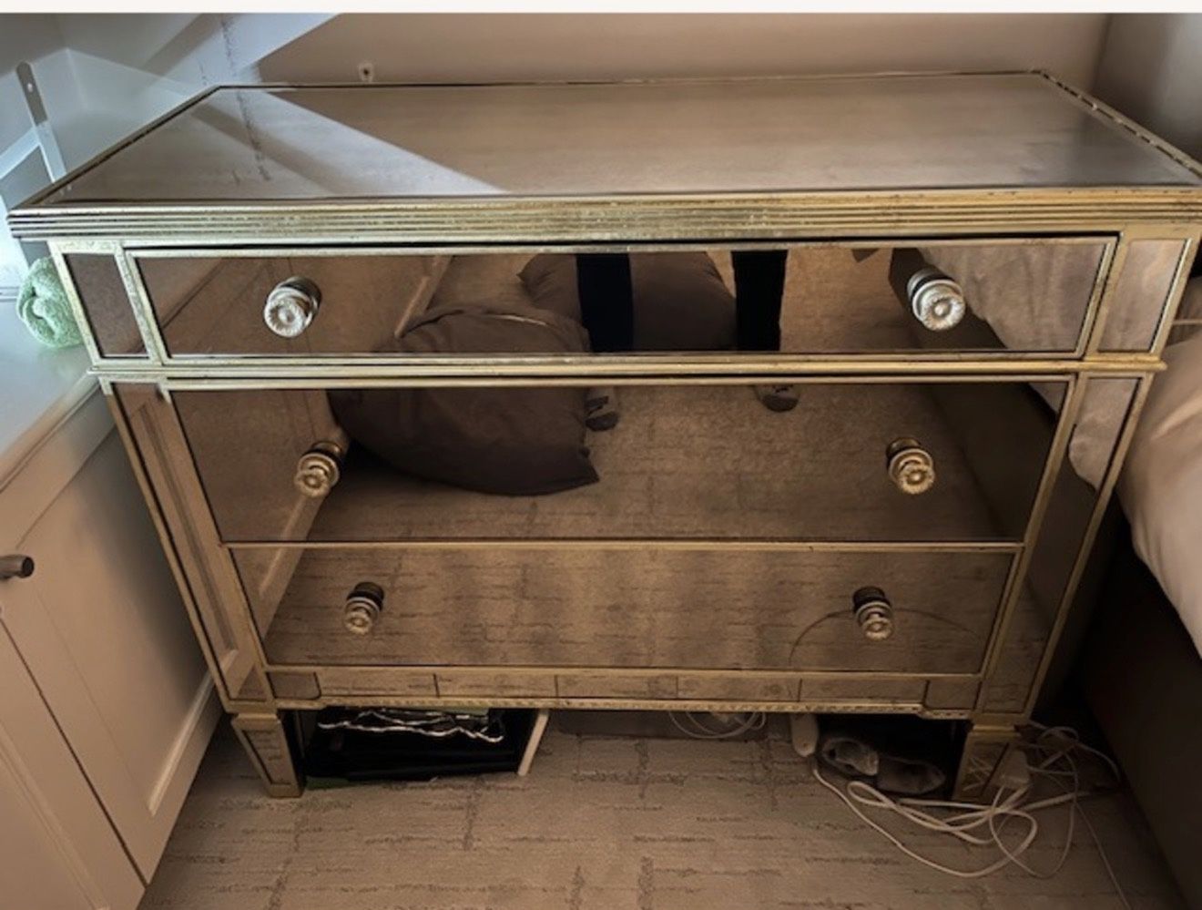 Z Gallerie Borghese Mirrored Dresser 