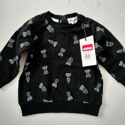MILES THE LABEL CHESS CLUB SWEATSHIRT BABY CLOTHES SIZE 9months NEW 