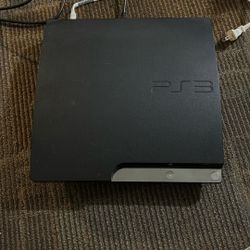 PS3 Console With Games And Controllers