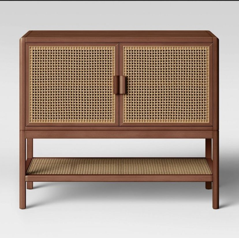 Minsmere 2 Door Cabinet Brown - Threshold Versatile Storage Interior Shelves