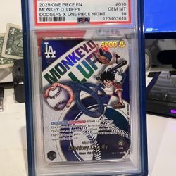 Luffy Dodger Psa 10