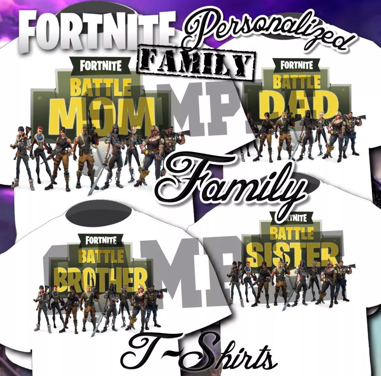 Fortnite Custom Birthday shirts