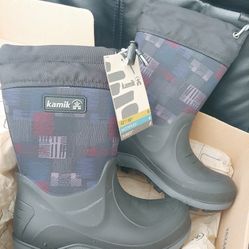 NEW Kids Snow & Rain Boots (Size 12 & 1)
