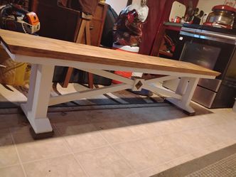 Farmhouse bench