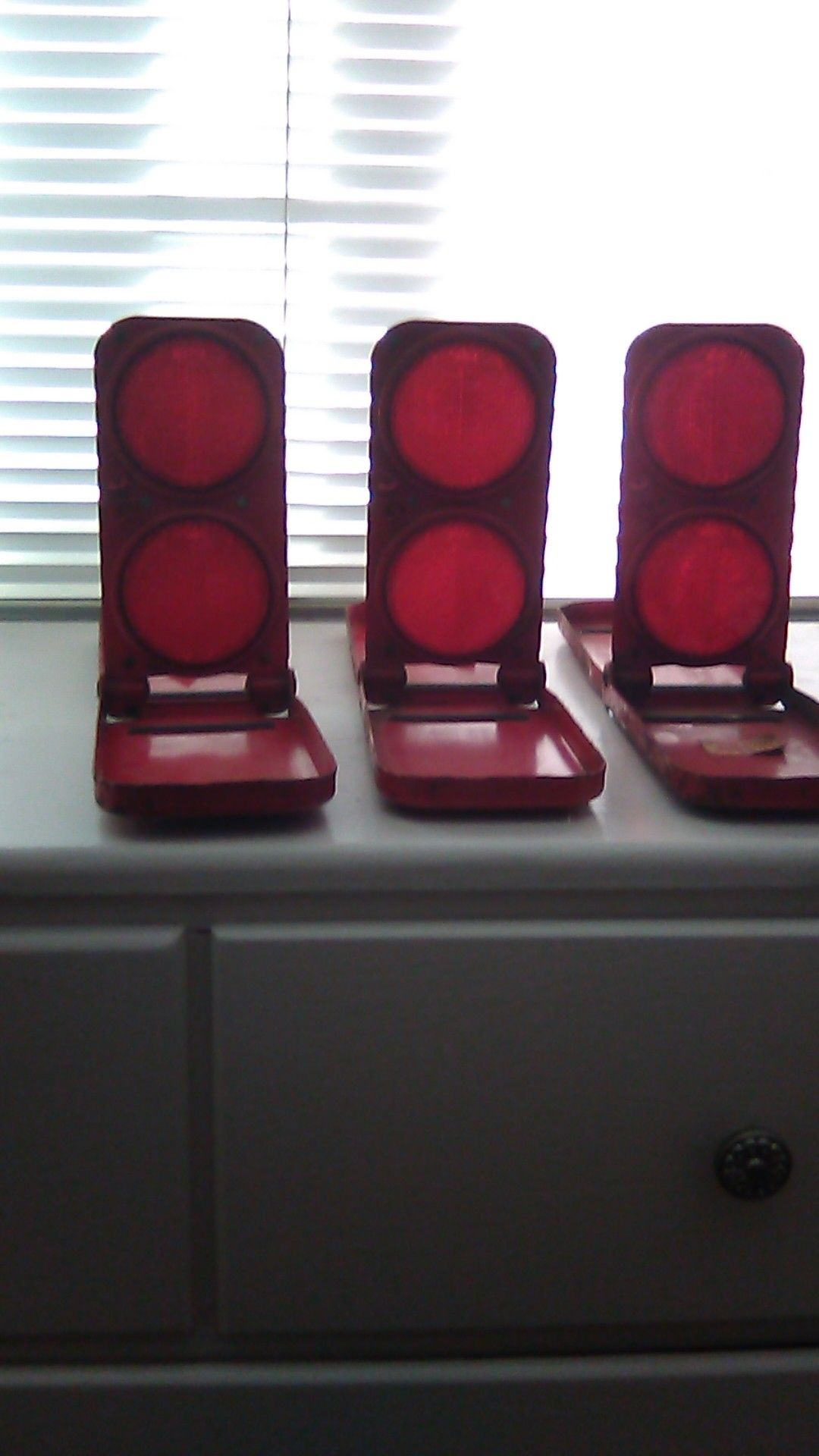 Vintage safety flare reflectors