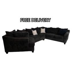 SECTIONAL SOFA COUCH SALA WITH CUDDLER