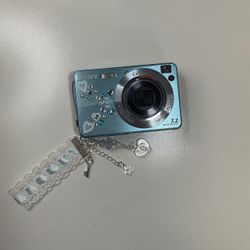 Sony Blue and Silver Cameras-and-accessories