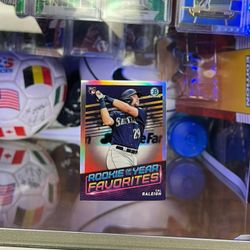 Cal Raleigh 2022 Bowman Rookie of the Year Favorites RC Refractor 🥶