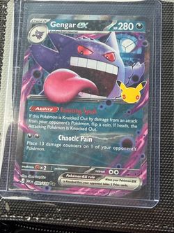 Gengar ex 090/128 Pokemon 30th Celebration