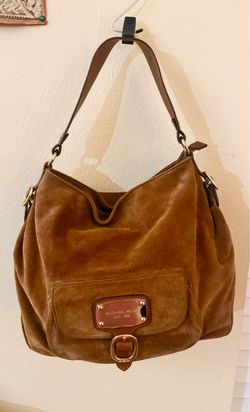 Michael Kors Suede Hobo Shoulder Bag