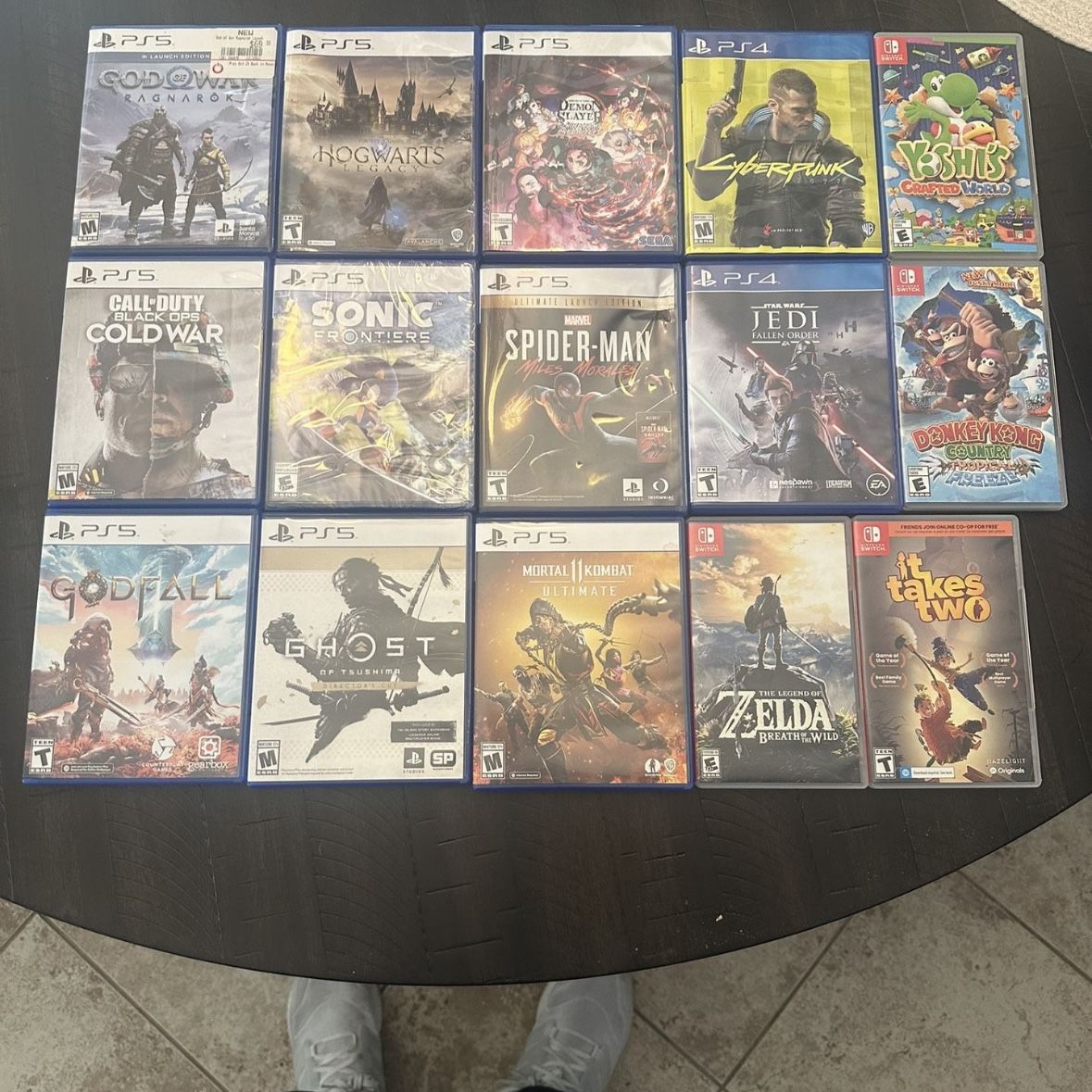 PS5 And Nintendo switch Games