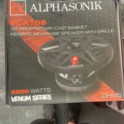 10” Midrange 8 Homes. 2000w New