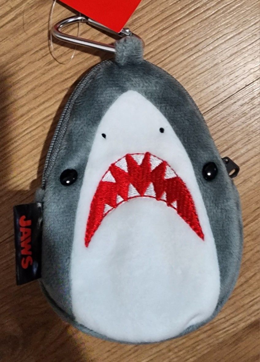 Jaws Sea Shark Coin Purse Pouch Change Holder Travel Men Women Shopping Nickel Penny Cartoon