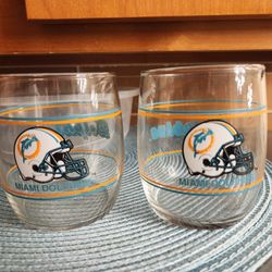 Miami Dolphins Glass Set