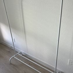 Houseware Standard Rod Garment Rack White color