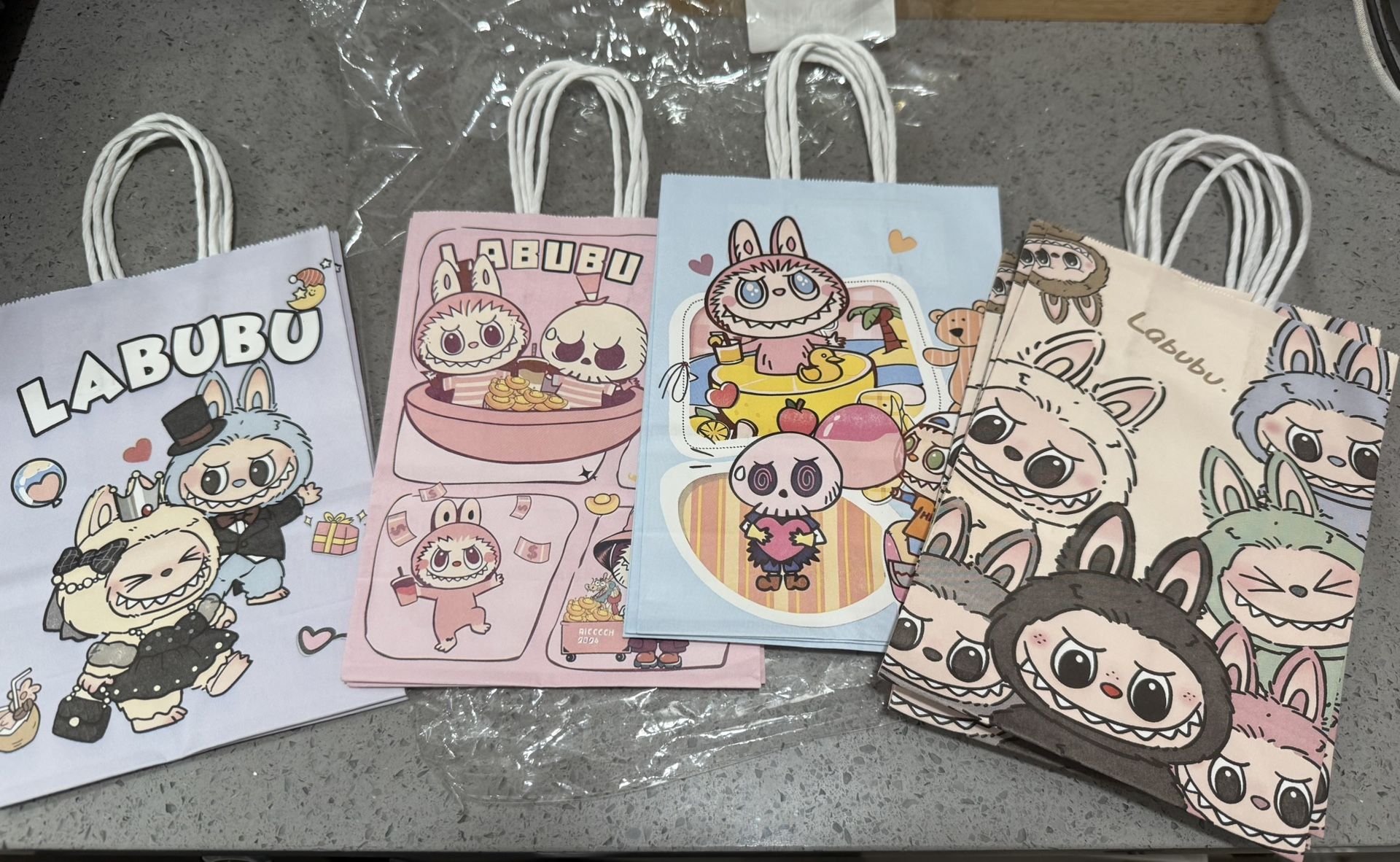 11 Labubu Goodie Bags/party: Happy birthday