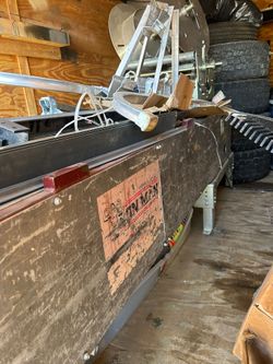 Trailer 7x16 black title  goo conditioner  whet  machine  make  gutters
