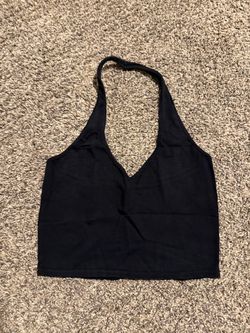 Express black halter top size small