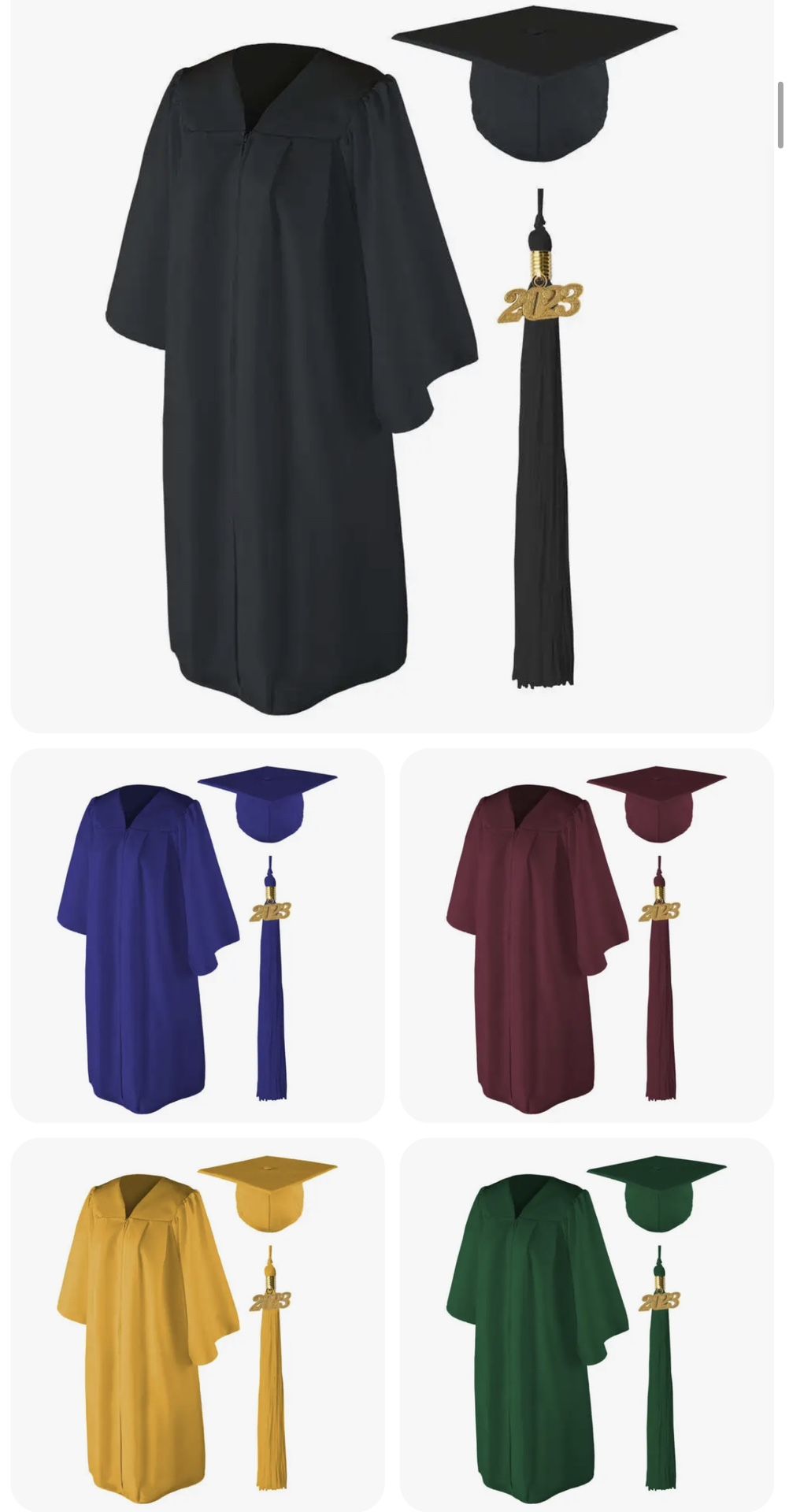 Graduation Cap and Gown 