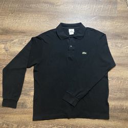 Mens Lacoste Black Long Sleeve 