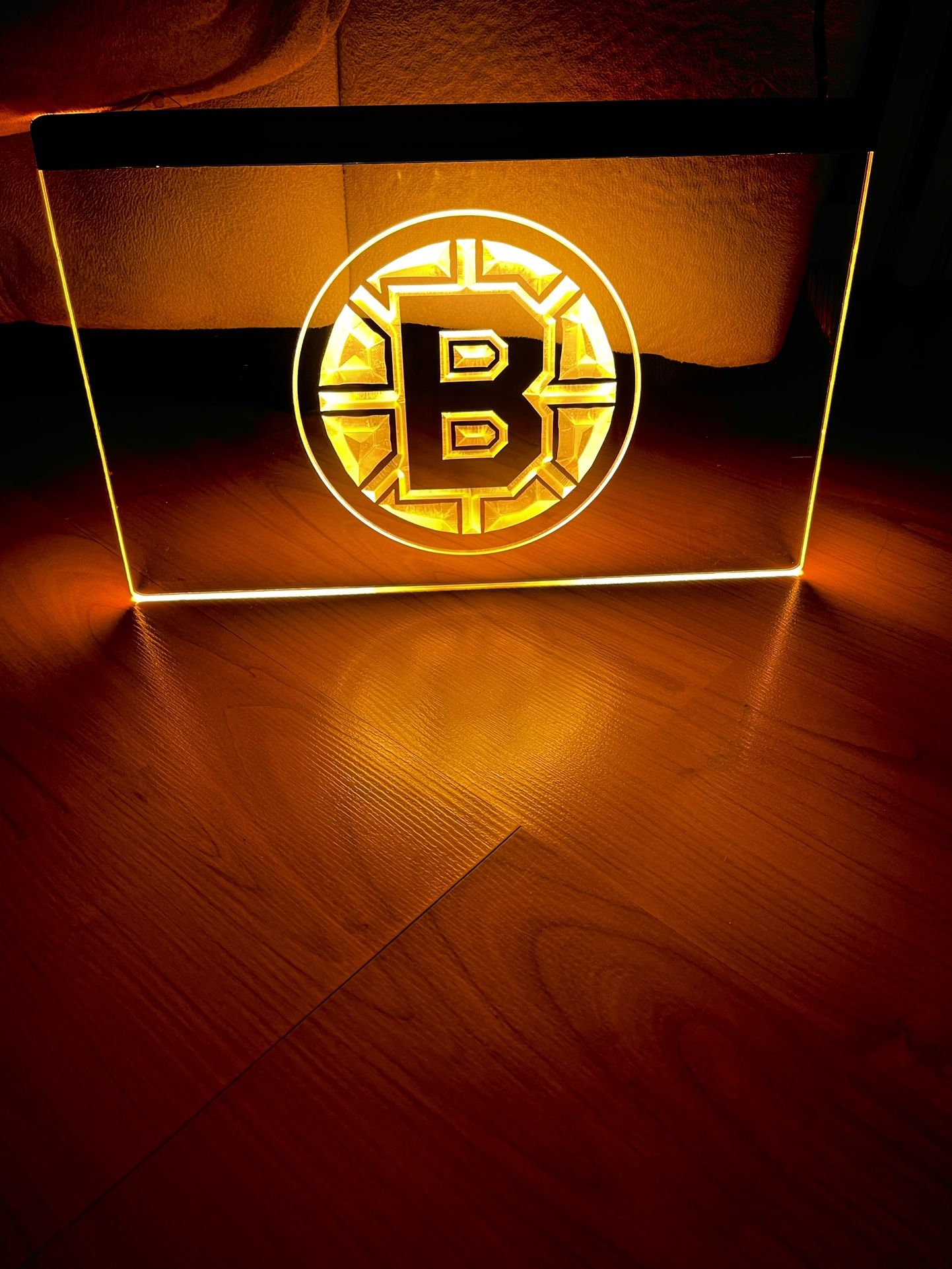 BOSTON BRUINS LED NEON LIGHT SIGN 8x12