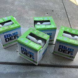 4 Blue def Diesel Exhaust Fluid 3 Unopened 1 Partially Used!!