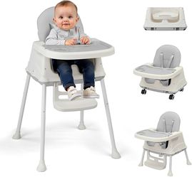 Ktaxon 6-in-1 Baby High Chair,