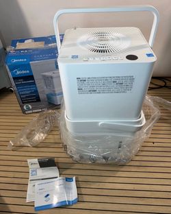 Midea Dehumidifier 20 Pint Cube for Basement/Home, 1500 Sq Ft, Wi-Fi, White