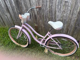 Pink Women's Beach Cruiser Bicycle