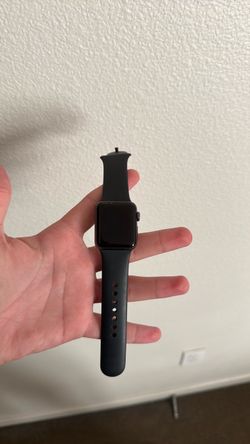 Apple Watch with Black Sport Band