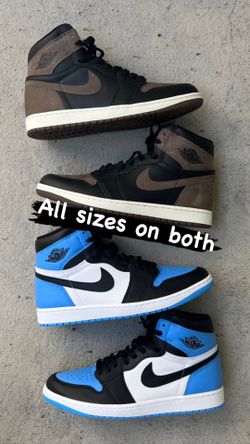 Air Jordan 1 Palomino And Unc Toe All Sizes