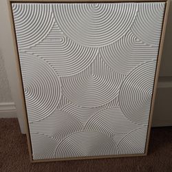 16"X20" Art White Great Condition 