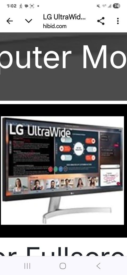 LG UltraWide WFHD 29-Inch FHD 1080p Computer Monit