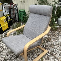 The IKEA Armchair With Foot Rest/stool