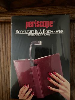 Periscope Booklight-In-A-Bookcover for Paperback Books