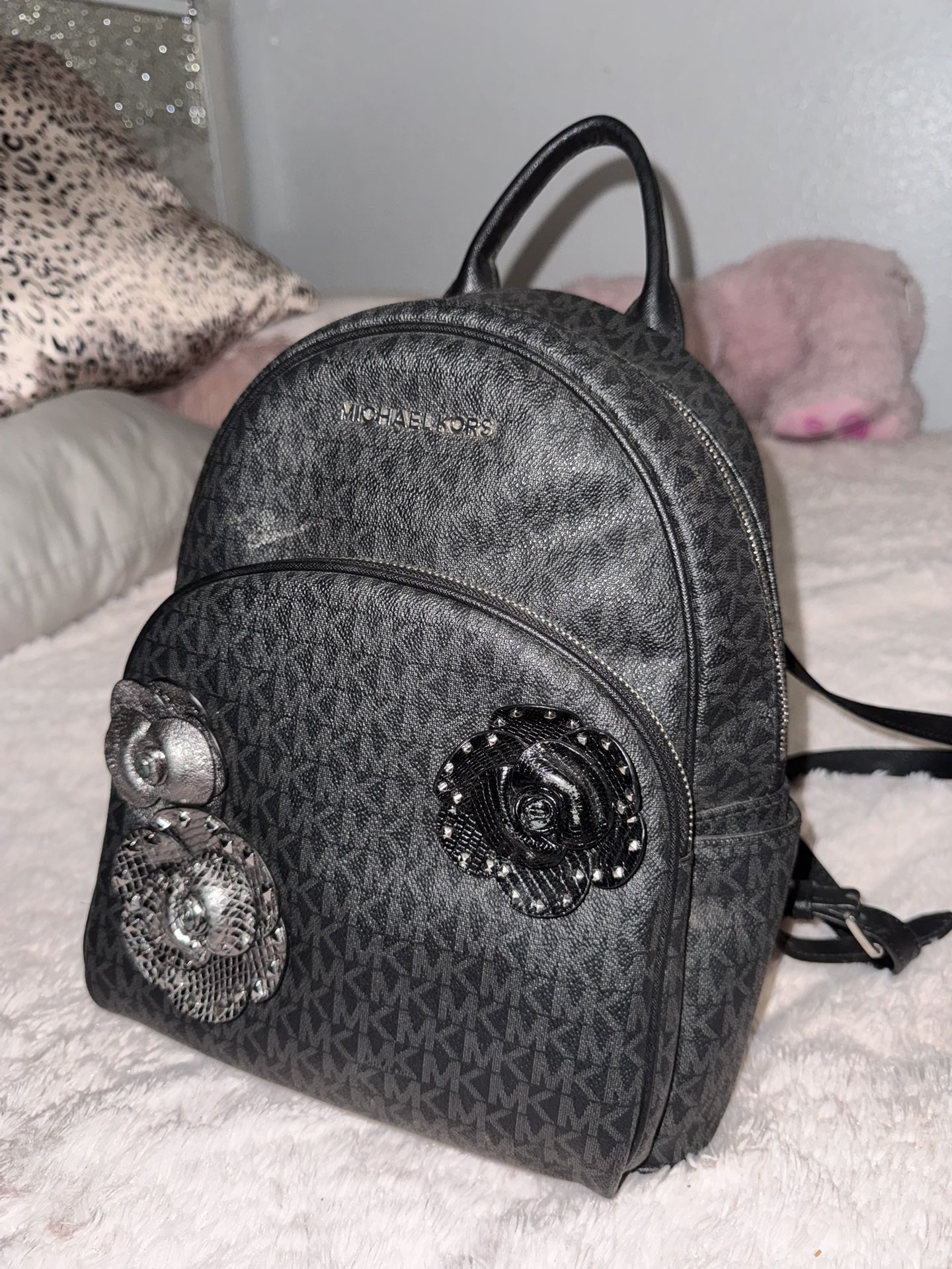 Black Michael Kors Backpack