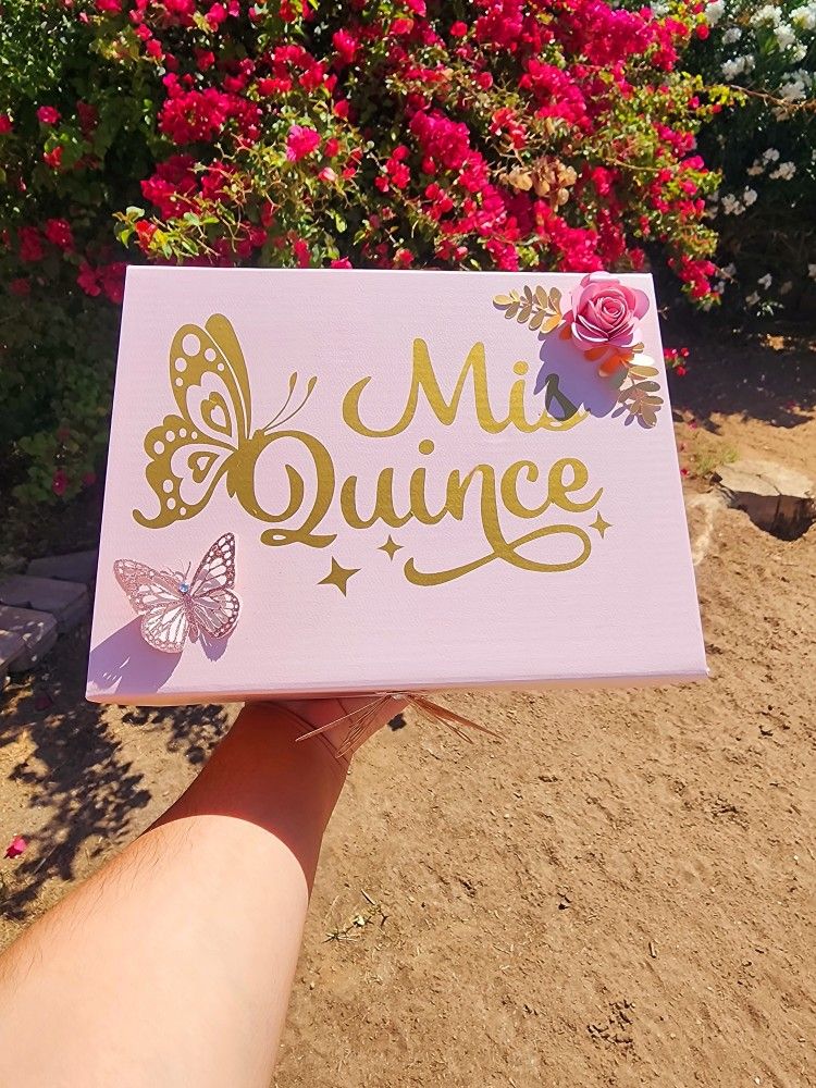 Box For QuinceaƱera Crown š Custom Made