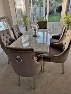 Dining set with 6 chairs