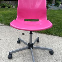 Pink Office Chair - IKEA Snille 