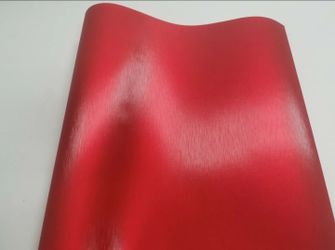 Brushed red vinyl car wrap 35ft x 5ft roll