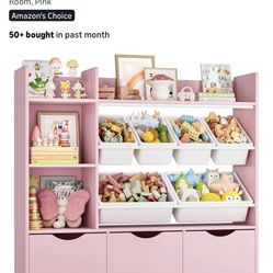 Pink Toy Organizer 