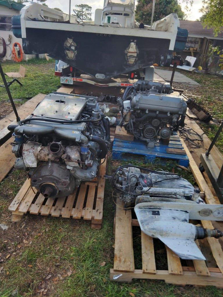 2013 Yanmar 8LV Engines One Running When Needs Rebuilt