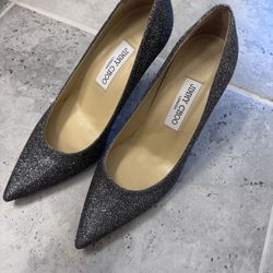 Jimmy Choo Glitter Accents Pump