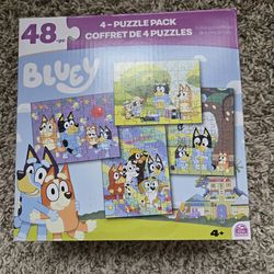 Bluey Puzzels 4 pieces
