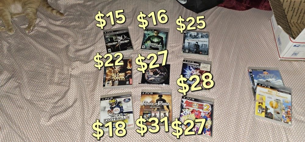 Ps3 Playstation 3 Games ( $15 And Up ) RARE