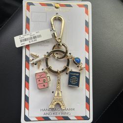Handbag charm key chain